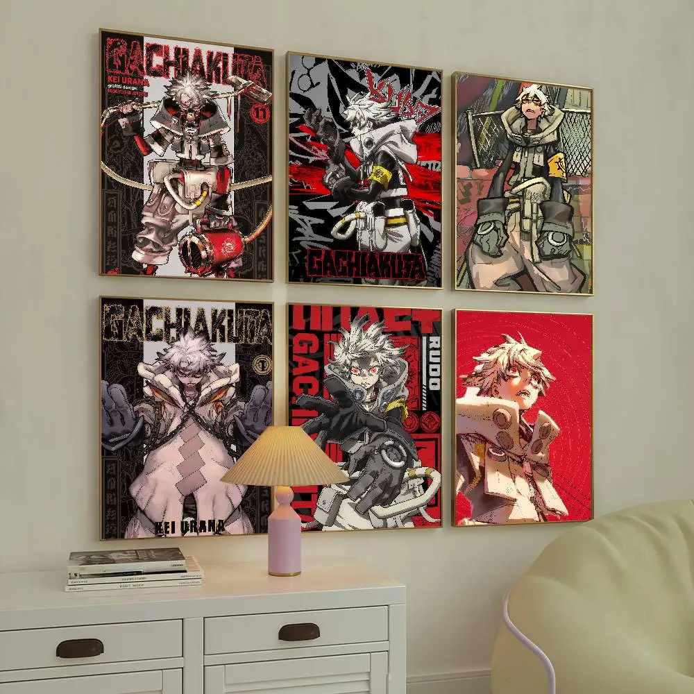 

Anime G-Gachiakutas Poster Suitable For Home Living Room Bedroom Office Bar Wall Decoration Sticker
