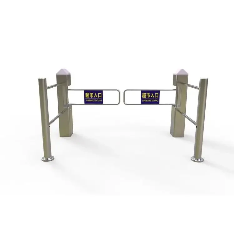 Supermarket Factory Automatic Revolving Door IC Card Turnstile for High-Automatic Entrance & Exit Management