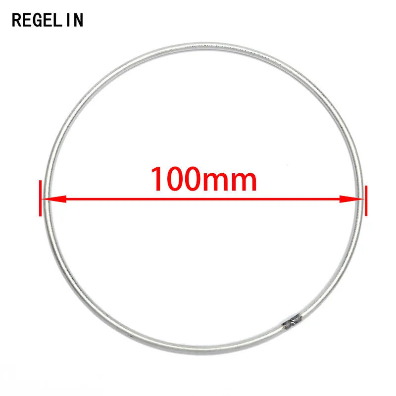 REGELIN Dream Catcher Reve Cirkel Ringen Bevindingen Opknoping Ronde cercle metalen giet attrape reve Netto Sieraden DIY 10 pcs 35 -200mm