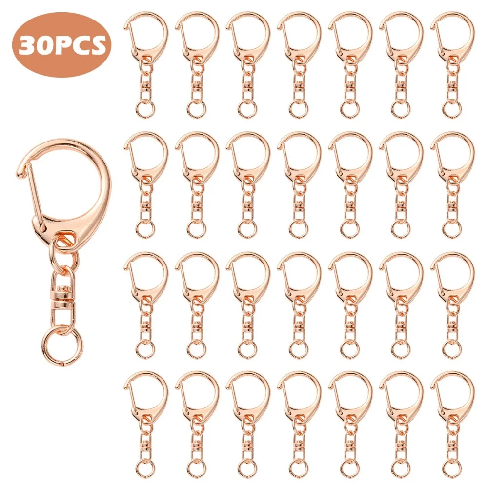 Lobster Clasp Key Ring Set for DIY Jewelry Making