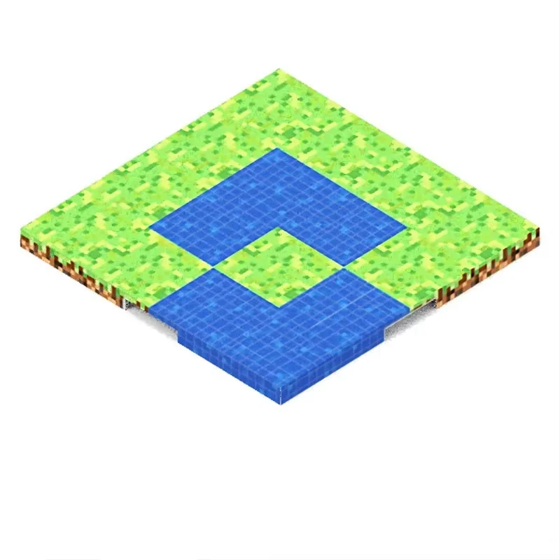 Magnetic Base Plate Variety Baseplates Match Mine World Magnetic Building Blocks Toys for Boys and Girls Children Gift