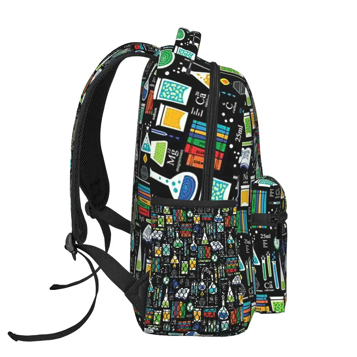 Zaini modello scienza chimica Ragazzi Ragazze Bookbag Borse da scuola per bambini Cartoon Zaino per bambini Borsa a tracolla di grande capacità