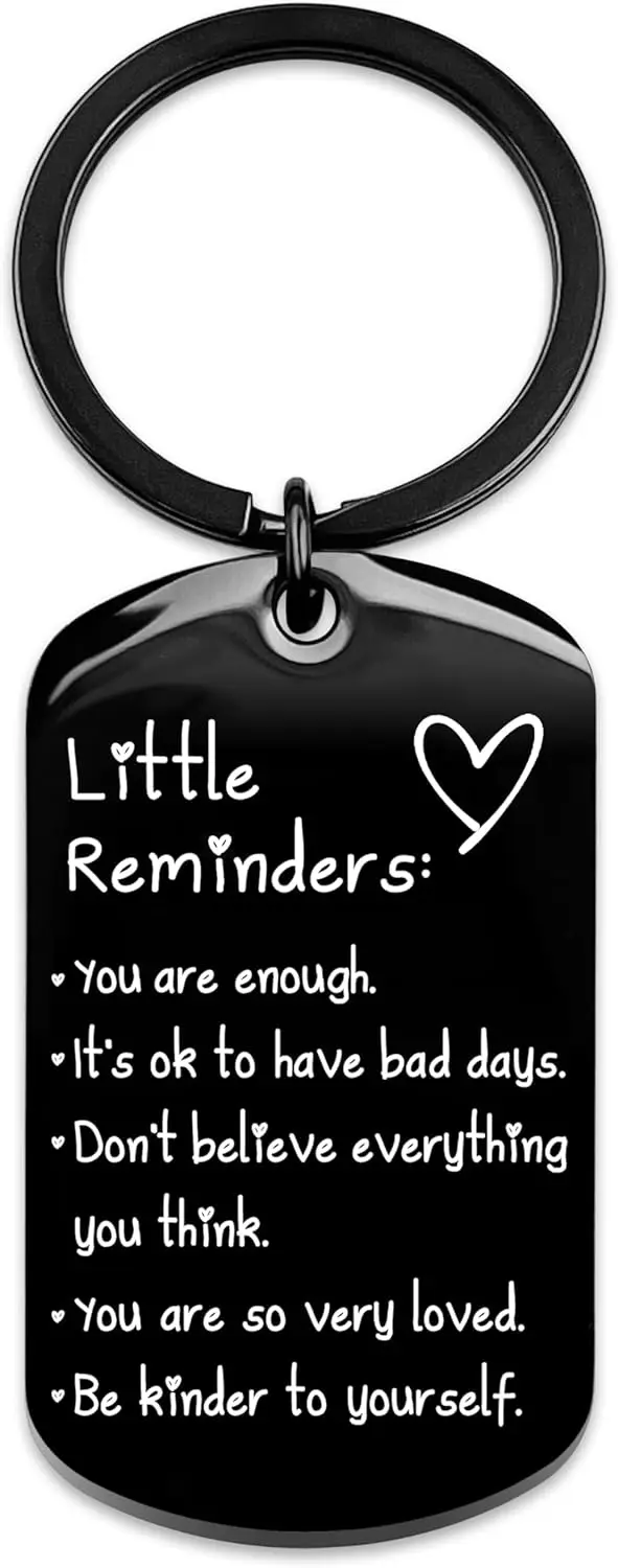 

Daily Affirmation Keychain - Encouraging Gift for Mental Health