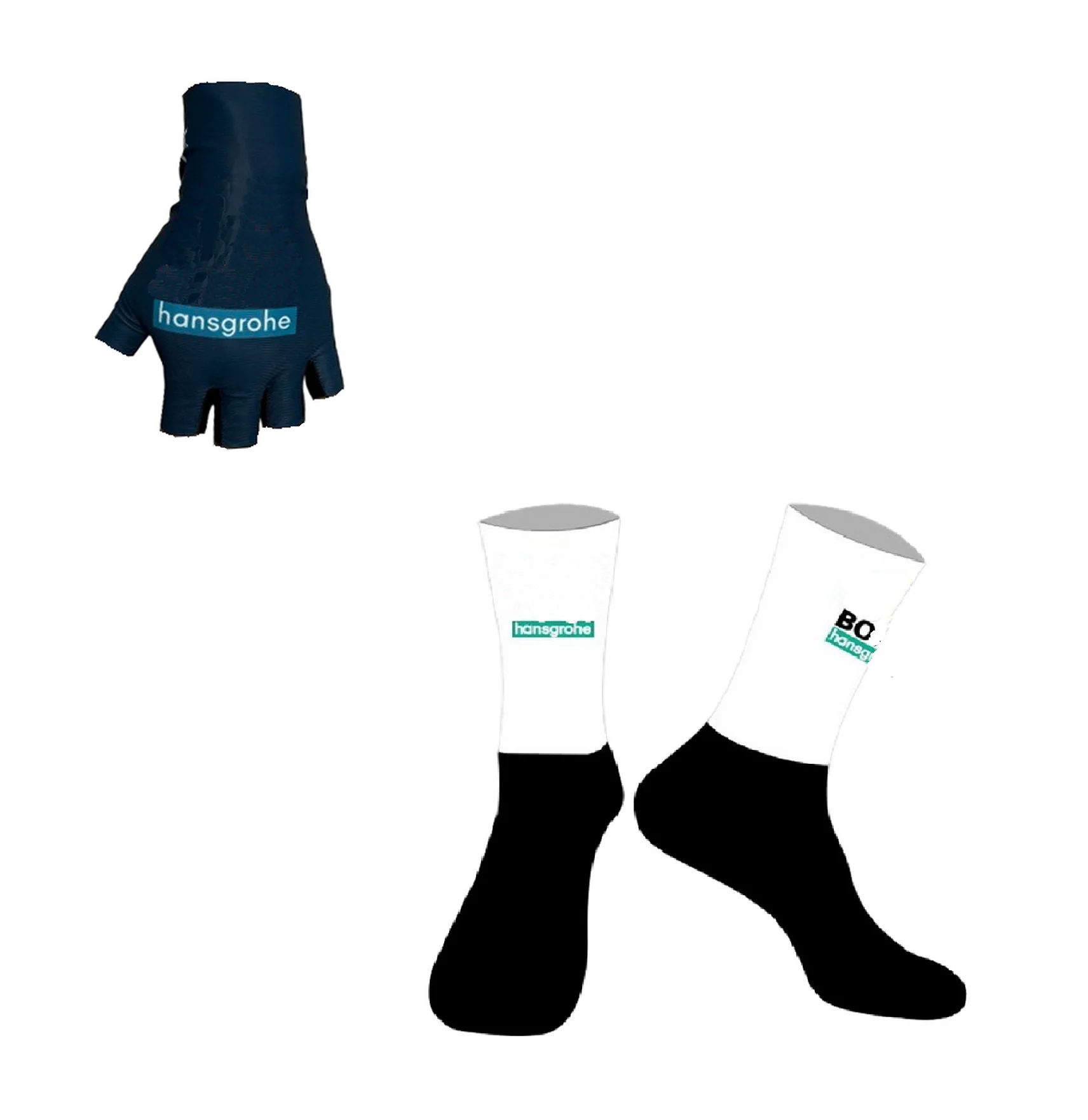 

BULL BORAful Team One Pair Half Finger Cycling Gloves + ONE PAIR CYCLING SOCKS