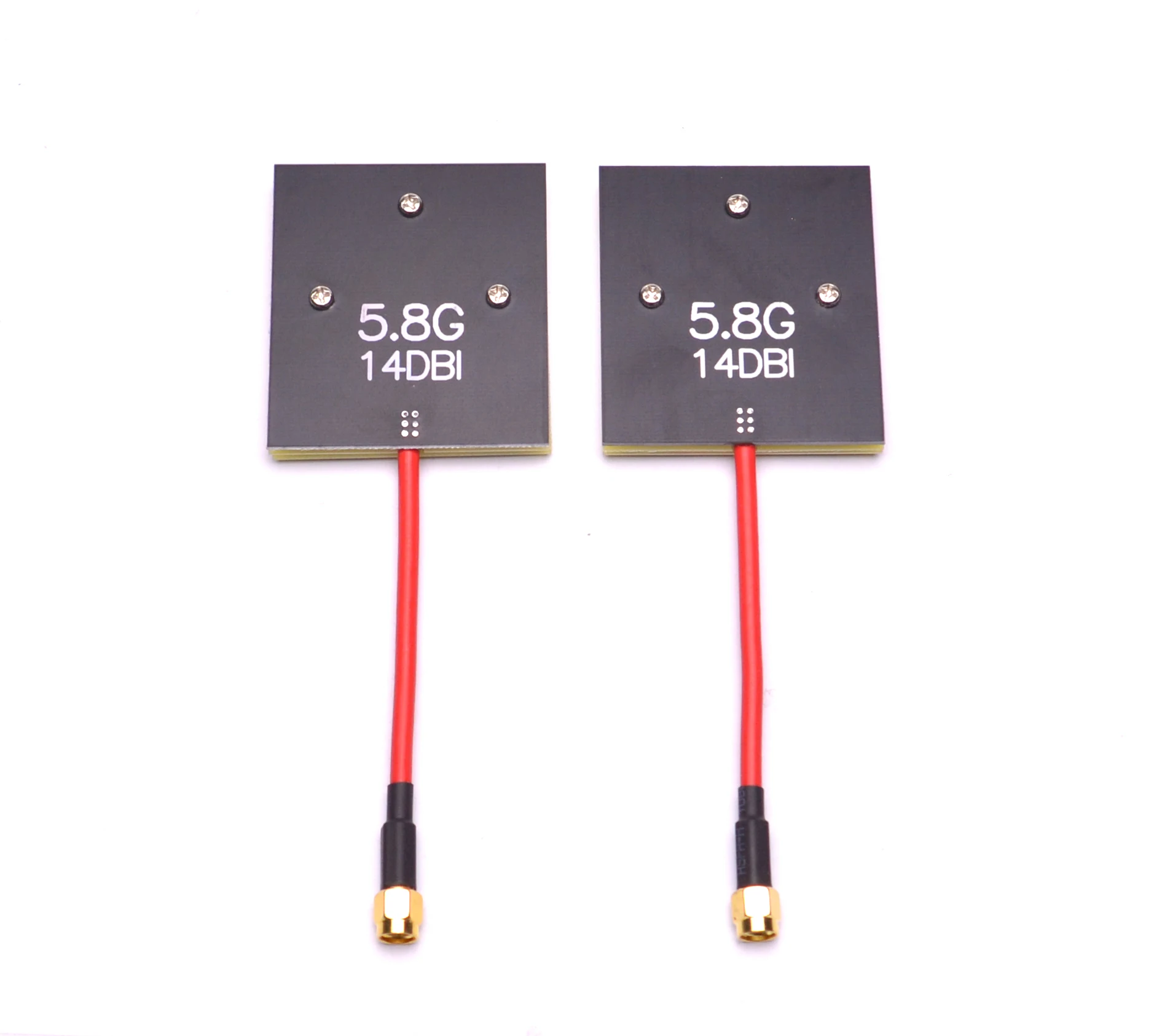 

FPV 5.8G 5.8Ghz 14dBi High Gain Directional Patch Antenna for Phantom RC832 RC805 Receiver QAV250 F450 Quadcopter (SAM RP-SMA)
