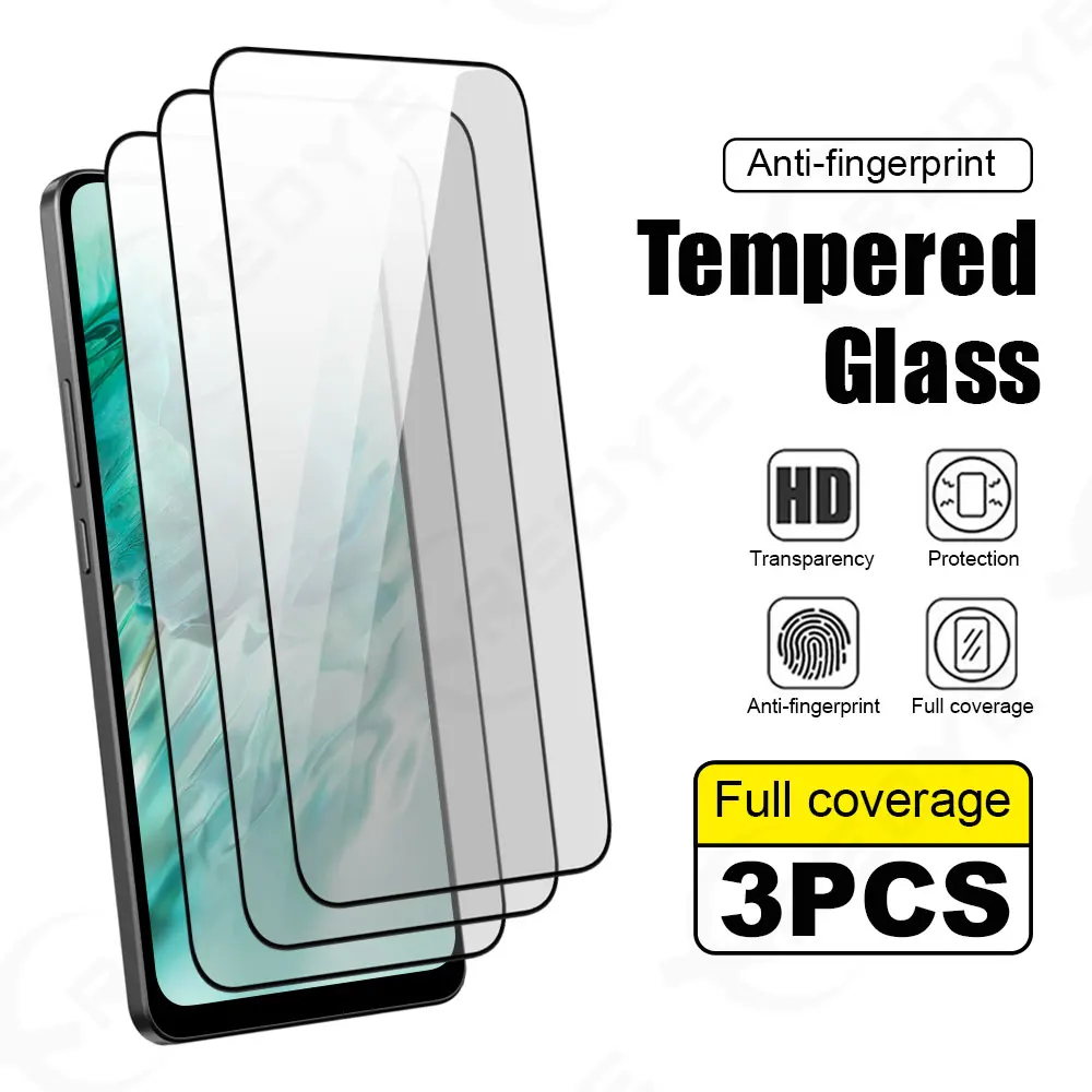 

3Pcs Phone Screen Protector Full Cover Protective Film for Redmi 15 15C 14C Tempered Glass smartphone Note 15 Pro 14S 14 4G 13