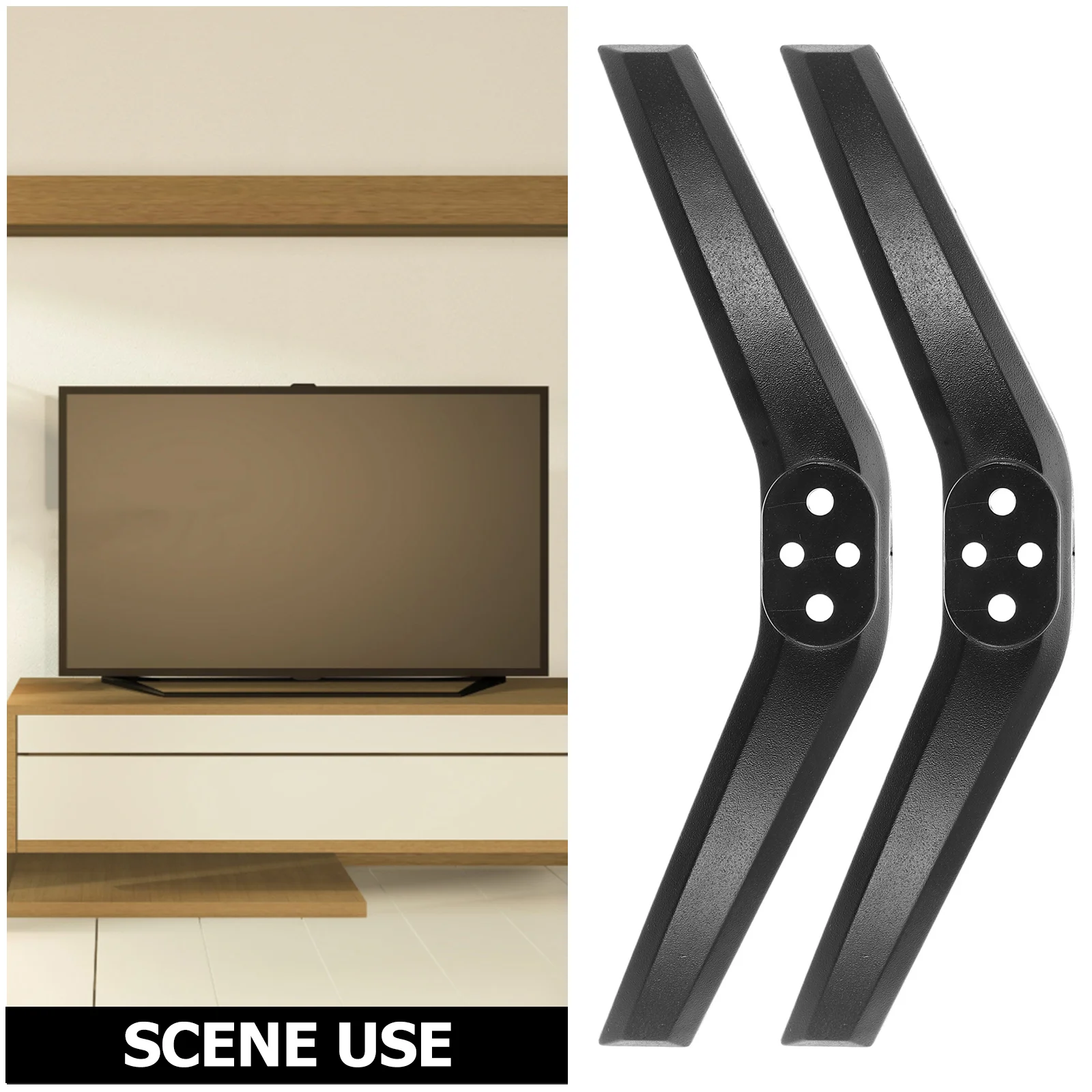 Bild 7: Wandhalterung, robuste, verstellbare Neigung, schwenkbare Unterstützung für 32–65 Zoll Flachbildfernseher, kompatibel mit LED-LCD-Plasma