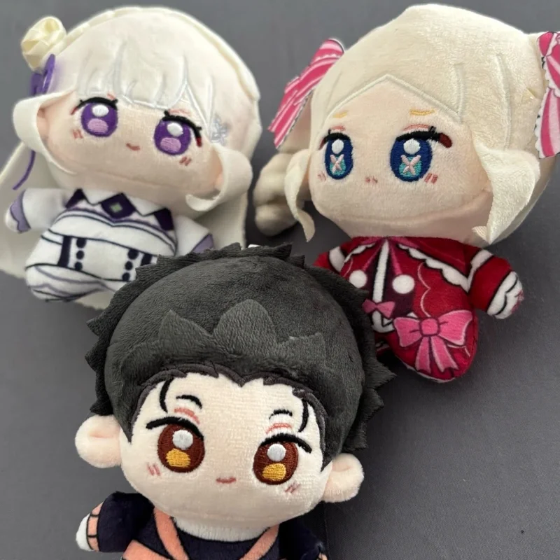 Anime Re0 Starting Life in Another World 10cm Nunu Cotton Doll Emilia Beatrice Natsuki Subalu Kawaii Plush Pendant Toy Gifts