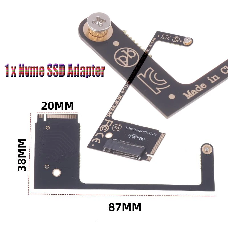 1Pcs Conversion 2230 To 2280 4T M2 NVME SSD Expansion Board M.2 Adapter Riser Card For MSI Claw 8 AI Claw7 Claw8 SSD Adapter