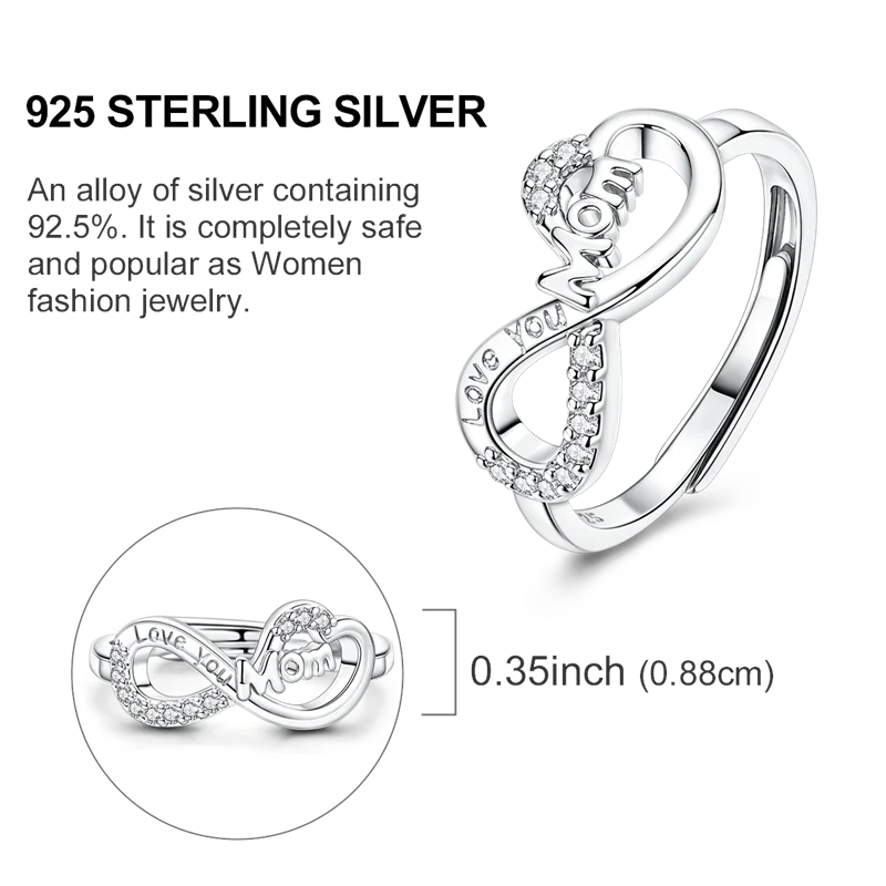 Women's 925 Sterling Silver Crown Devil's Eye Ring, Gift with Velvet Bag