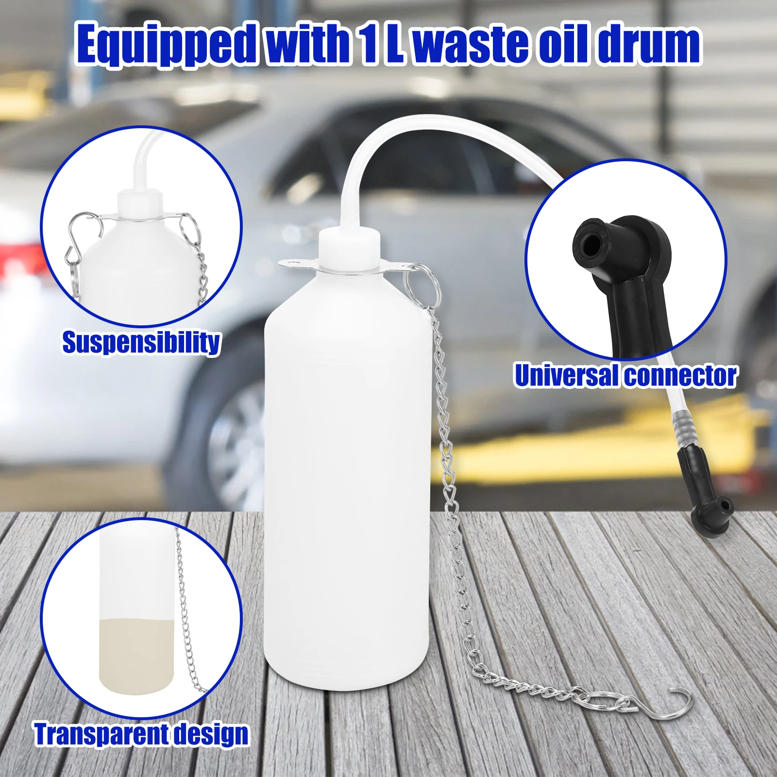 3L Pneumatic Brake Bleeder Kit, Professional Vacuum Brake Pressure Fluid Pump, Universal Car Brake Flush Machine