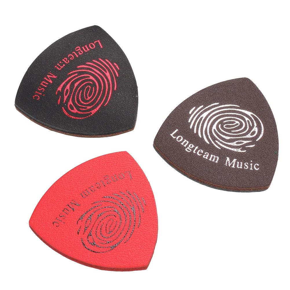 

3 Pcs Picks Durable Guitar Stand Bass Musical Instrument Accessories Skin Plectrums Electric for