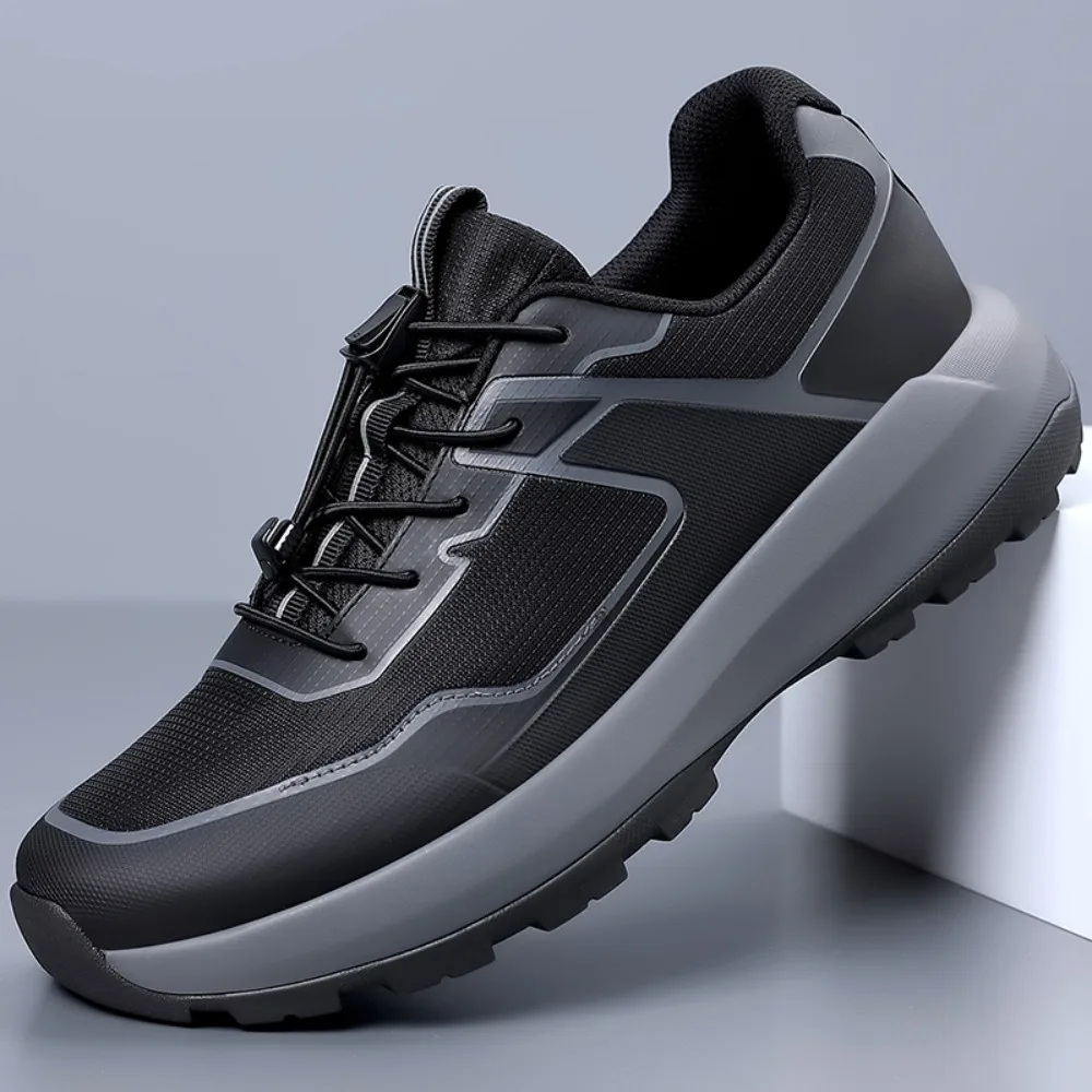 

Parisian Dad Sneakers 2026 New Men's Casual Sporty Lightweight Luxury Feel Thick Bottom Shoes round Toe Mesh Lining Rubber Sole