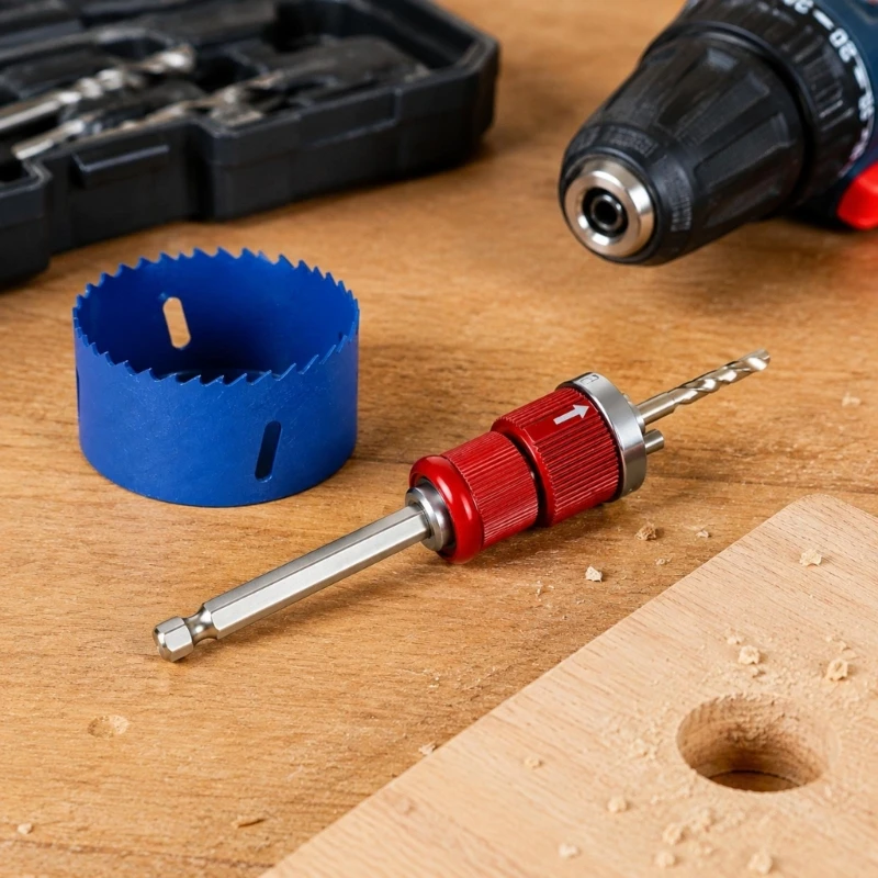 Toothed Cylindrical Hole with Machined Anodized Arbor for Drill Connected and Pipe Related Opening Tasks high quality