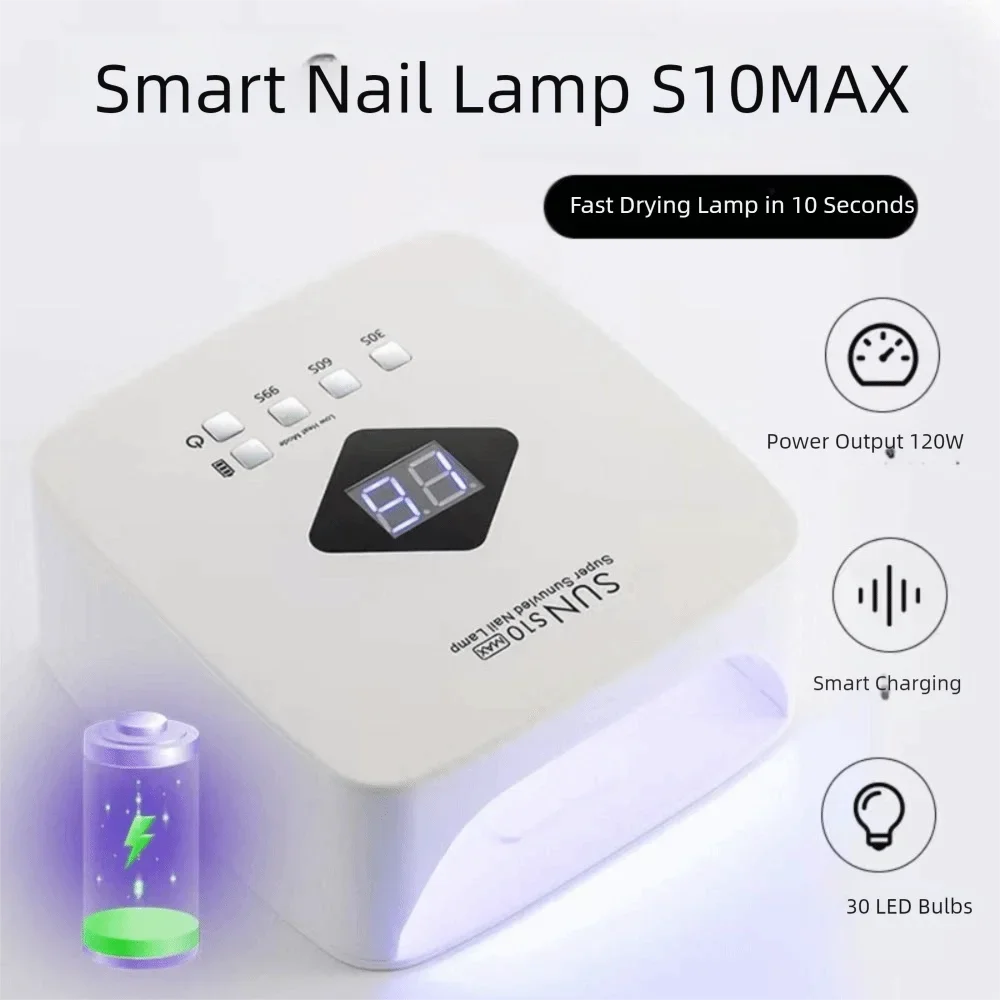 Nagelgereedschap Automatische sensor Nageldroger 3-timerinstelling Draadloos ontwerp UV Led-lamp Verwijderbare bodem US-stekker UV-licht voor thuisgebruik