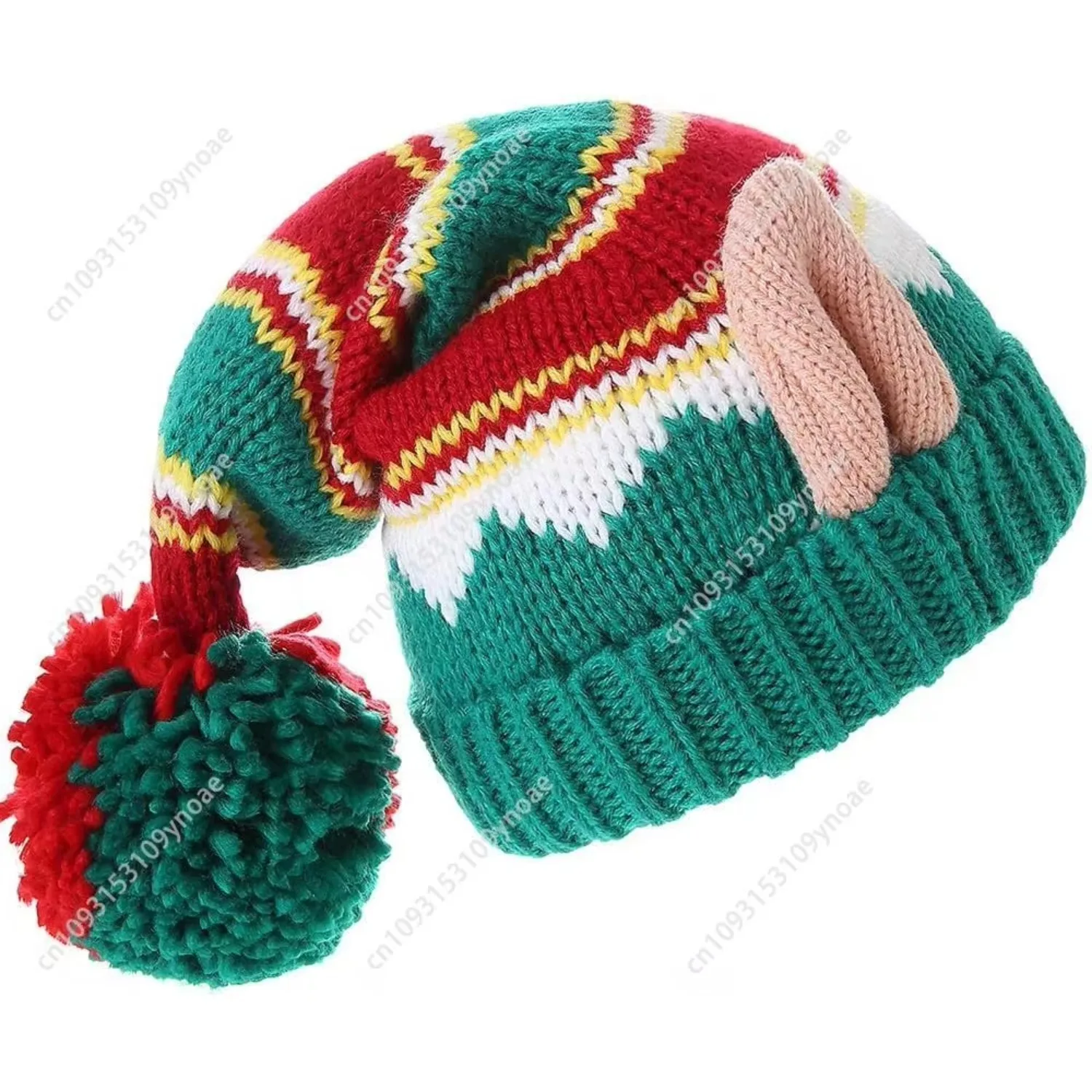 

Christmas Hats Elegant Knitted Hat Warm Funny Beanie New Year Festive Holiday Party Man Women Trucker Outdoor Cap Unisex