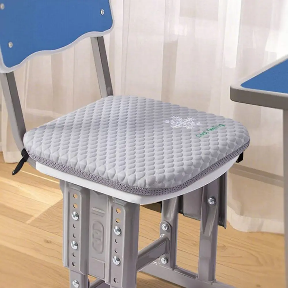 Memory Foam Chair Seat Cushion Anti-Slip Bottom Adjustable Straps Dining Chair Cushion Rebound Ultra Soft