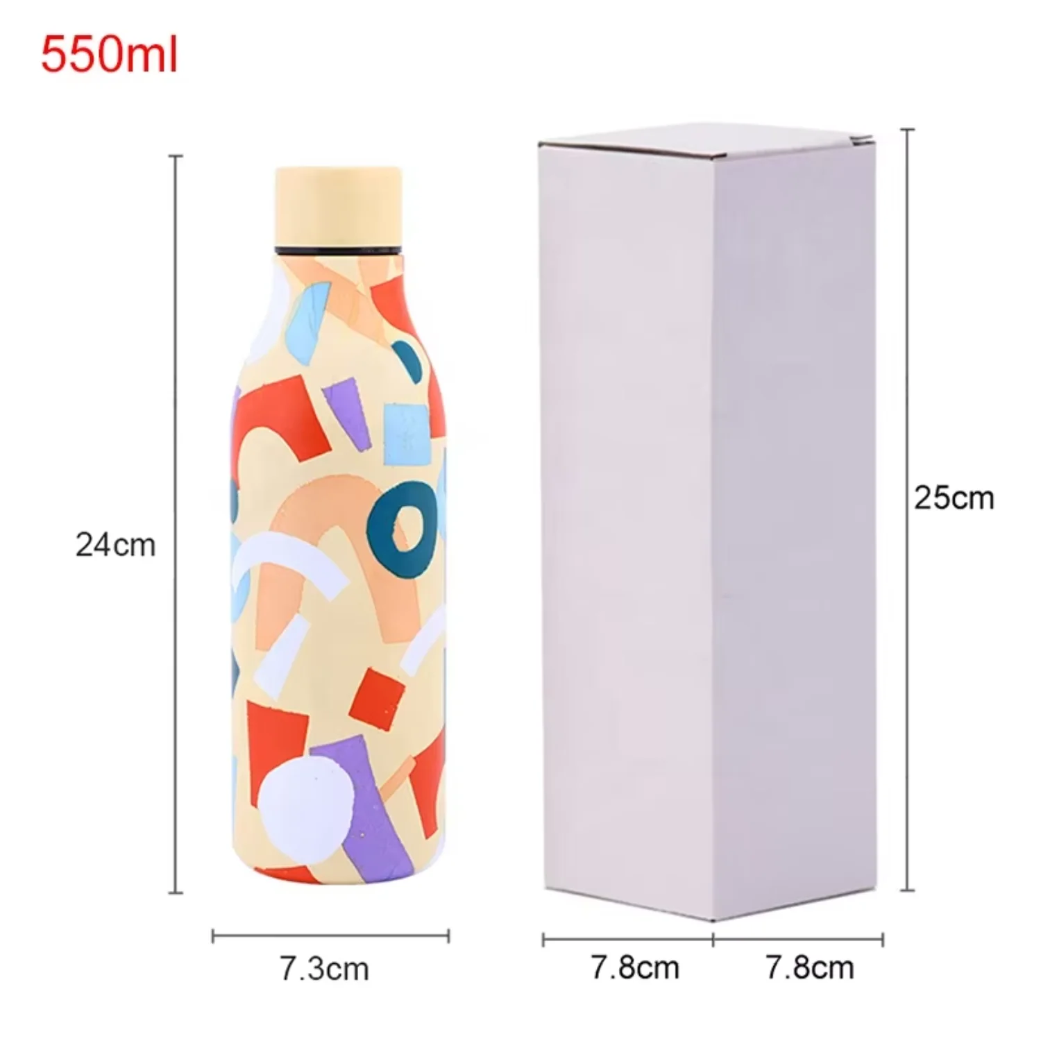 Wholesale Personalized 550ml 304 Stainless  Vacuum Insulated  Sports Thermo Flask with Lids