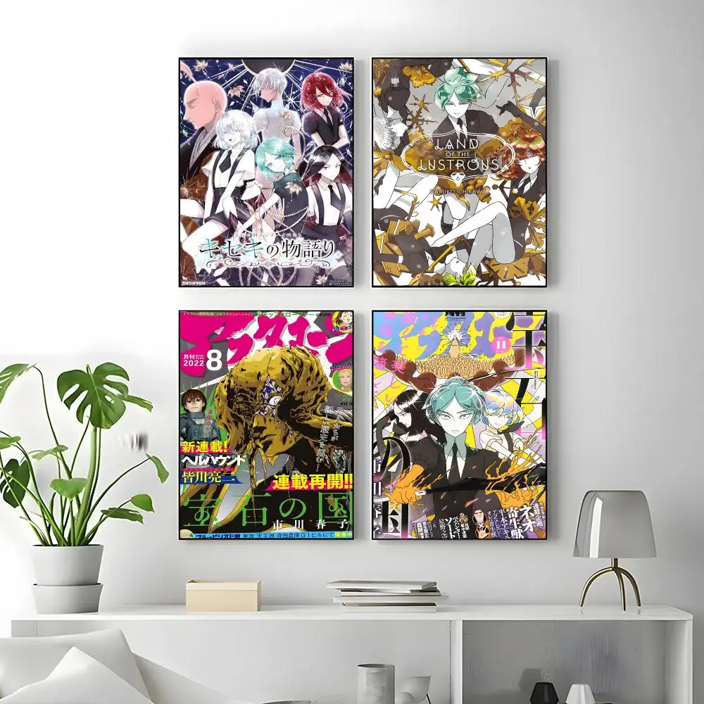anime l-Land of the Lustrous Poster Poster High Quality Wall Art for Home Office Bedroom Living Room Perfect