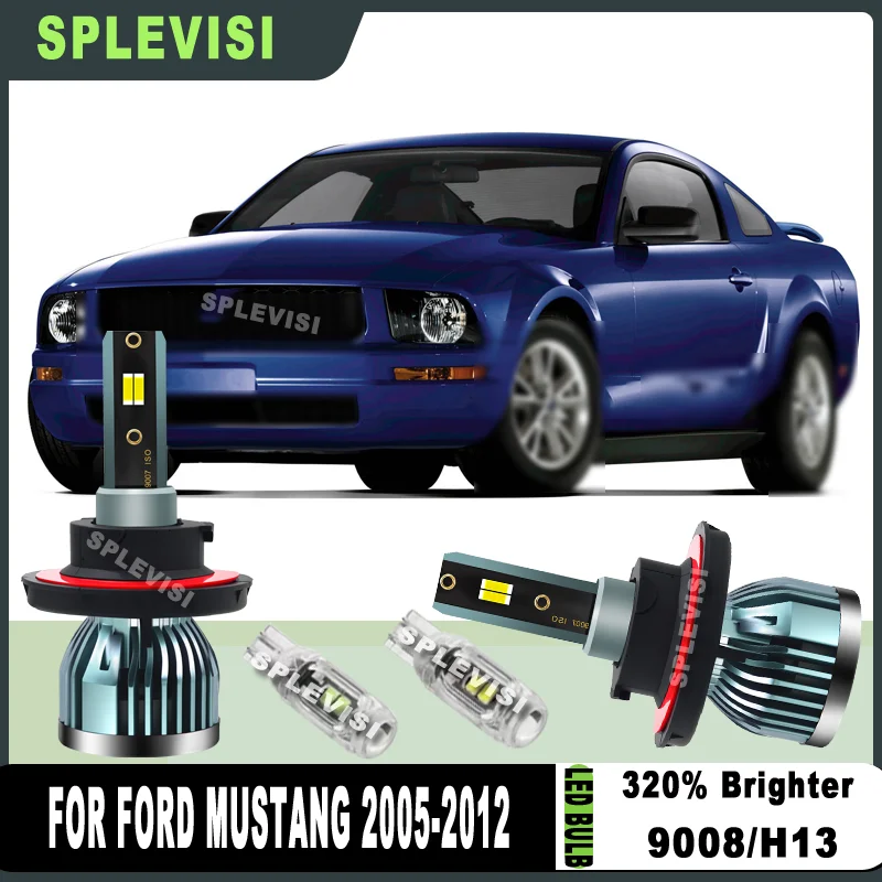 

Corrosion Resistant Easy Install 9008/H13 Vibration-proof LED Headlight For Ford MUSTANG 2005 2006 2007 2008 2009 2010 2011 2012