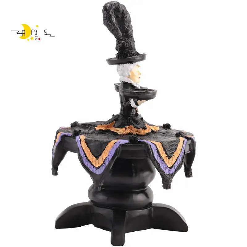 

AF95-Halloween Witch Display Stand Tray Halloween Witch Display Stand Resin Crafts Desktop Decoration Ornaments