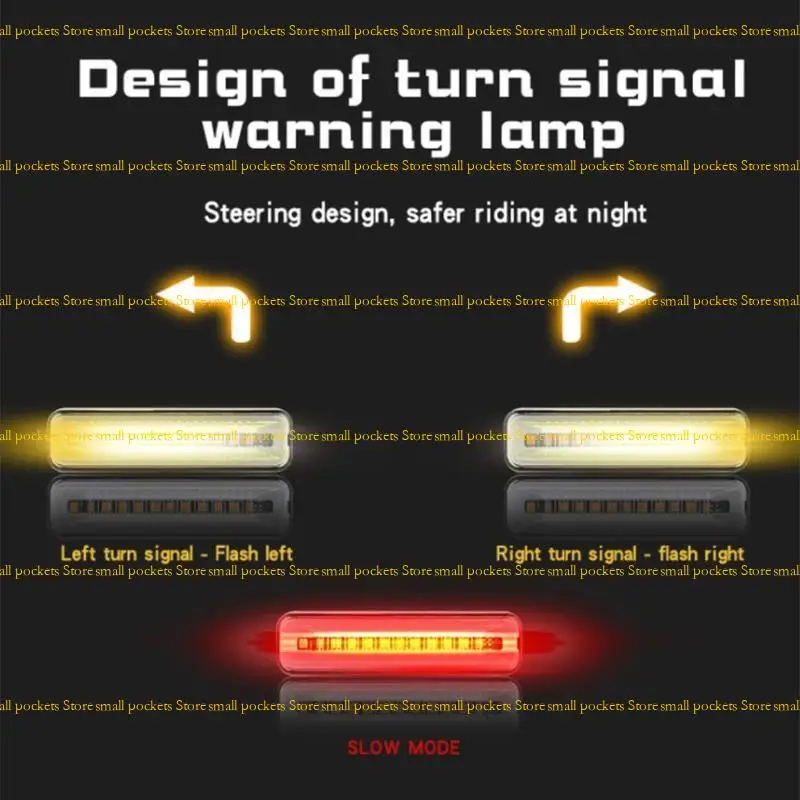 R1WD – clignotant vélo, feu arrière Rechargeable par USB, voyant d'avertissement Cool pour vélo montagne