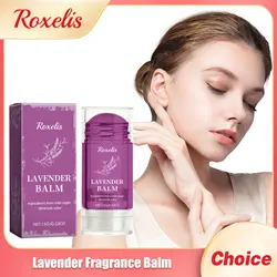 Women Lavender Fragrances Balm Long-Lasting Scent Keep Freshing Soothe Mood Daily Dating Elegant Relax Gifts Portable Solid Balm