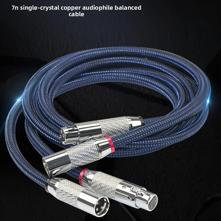 Japan Furukawa DAS-4.1 single crystal copper new flagship fever audio XLR balance cable Canon plug audio cable