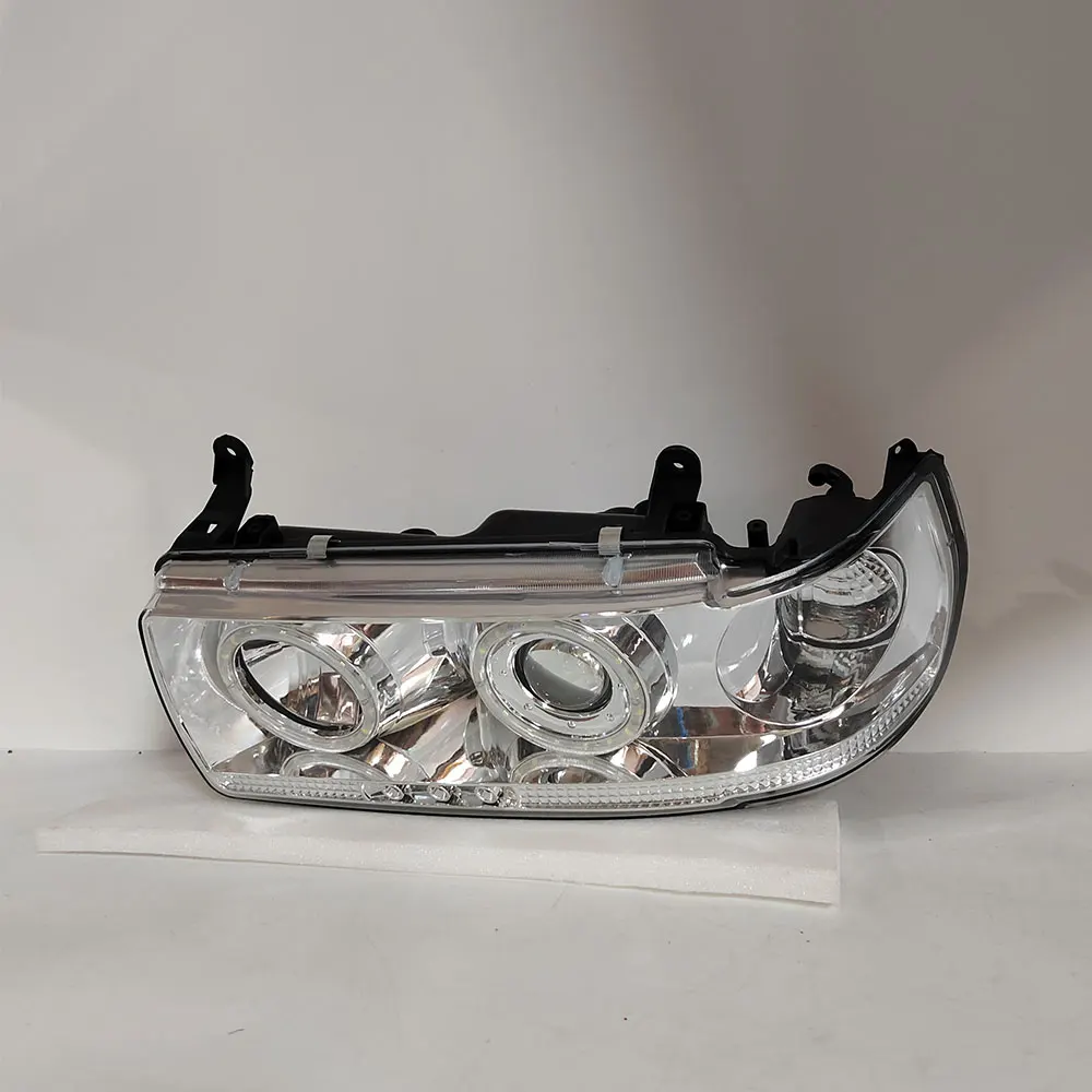 A Pair Car Headlamp LED Lens For Toyota LAND CRUISER FJ80 HDJ80 HZJ81 1991 1992 1993 1994 1995 1996 1997