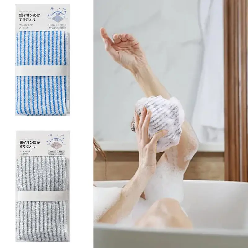 Washcloth Towel 9.4 X 40.5 Inch Wash Cloth Reusable Beauty Washcloth Shower Towel For Scrubbing And Washing