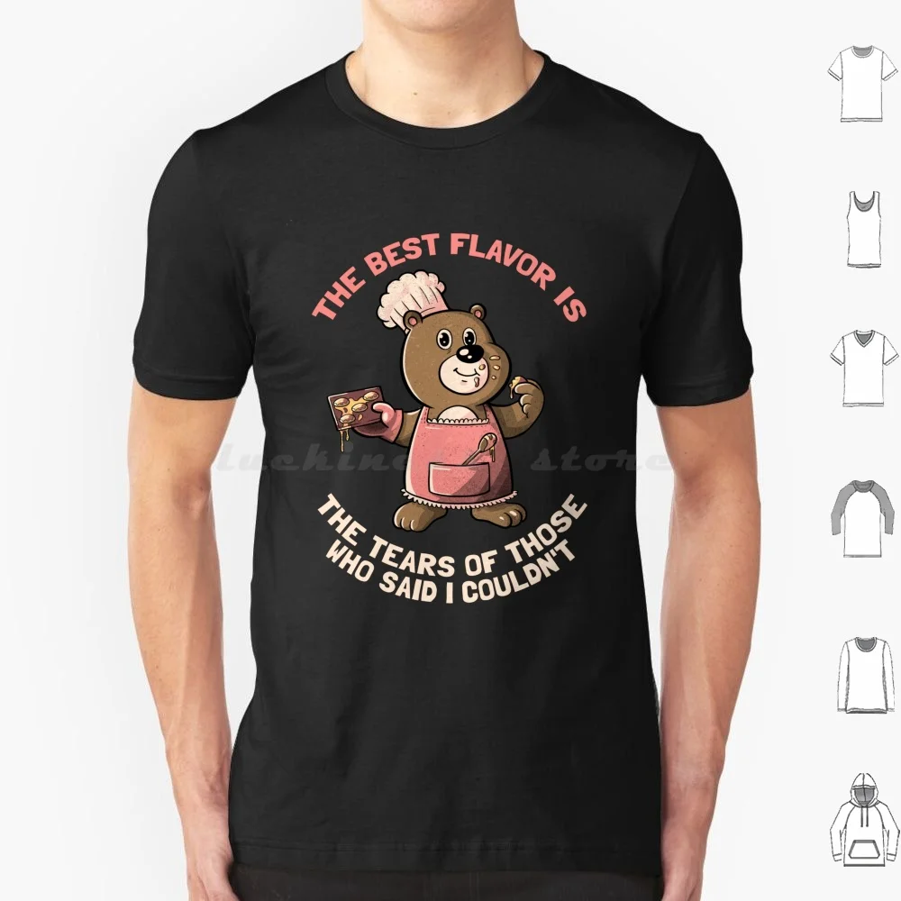 Chef Bear Cooking Quote By Tobe Fonseca T Shirt Big Size 100% Cotton Chef Chef Bear Bear Animals Funny Humor Quotes Sarcastic