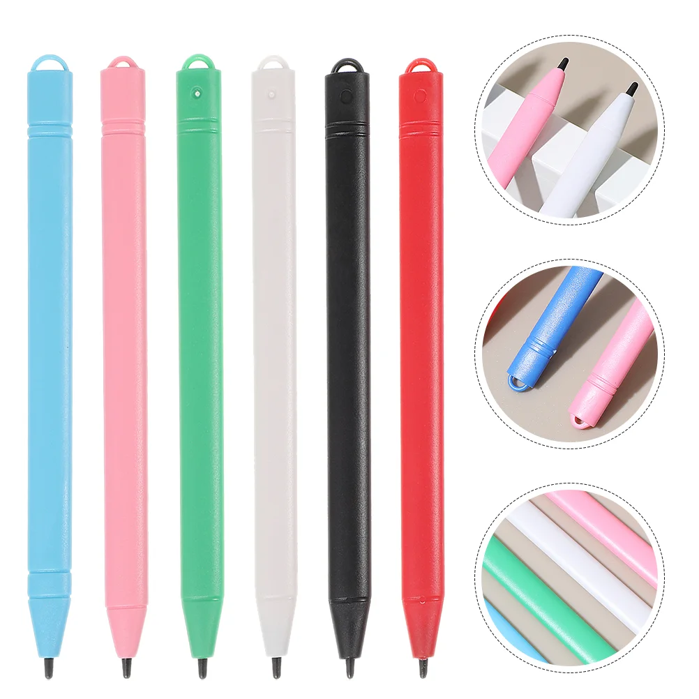 

6 Pcs Writing Board Stylus Pen for Lcd Tablet Universal Touch Screens Doodle Handwriting Pens