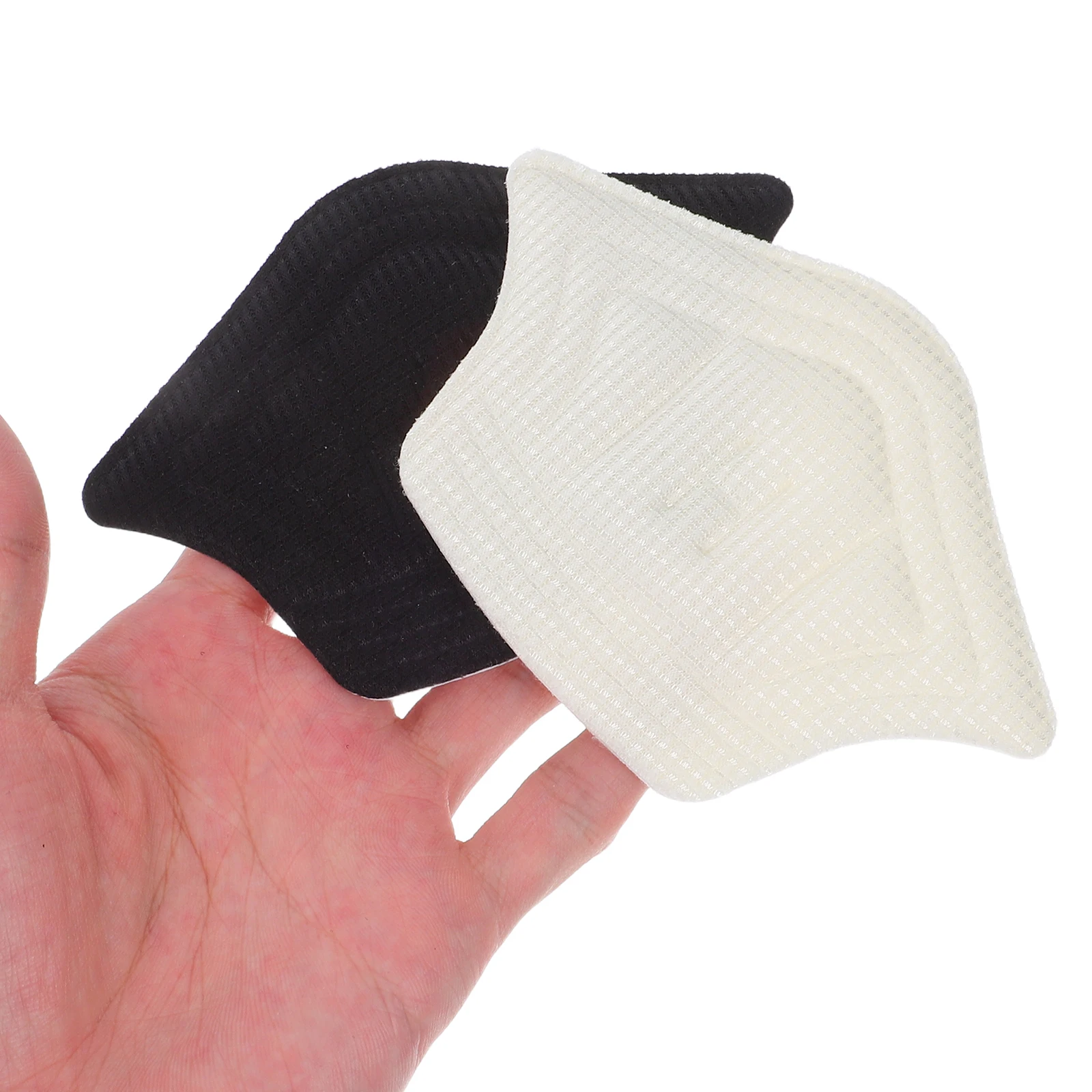 

6 Pairs Heel Support Insoles for Shoe Size Adjustment 4 Flesh 2 Black Anti Slip Cushion Pads Inserts Comfortable Walking