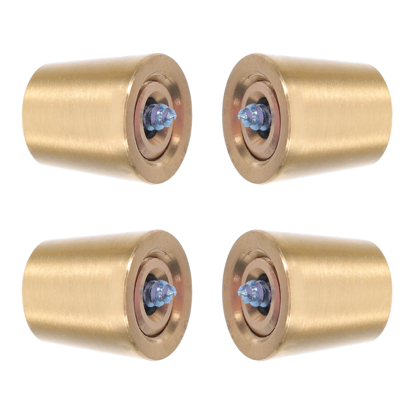 

4Pcs Copper Lamp Base Pads Stable DIY Metal Lamp Stand Risers for Table Desk Lamps Display Solid Metal Light Base Pad