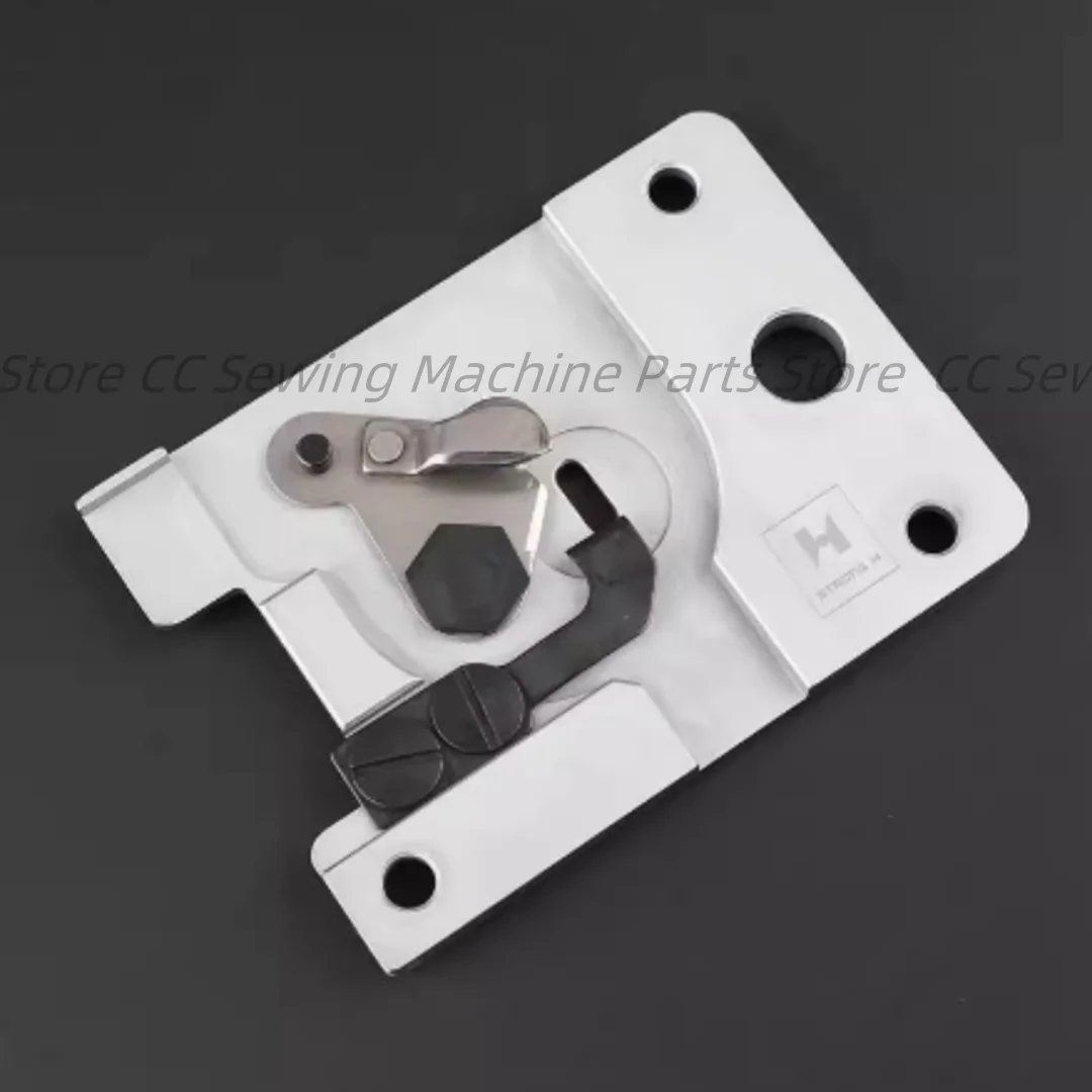 1PCS Strong H Needle Plate Iron Plate Cutting Thread Assembly Moving and Fixed Knife for Juki 373 Button Attaching Sew Machine