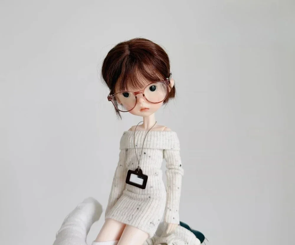 【30 Tage Lieferzeit】Schulterfreies Oberteil mit langen Ärmeln, Kleid, Puppenkleidung für weibliche Spielfiguren, OB22 Blyth Körpermodell-Zubehör – Detail 11