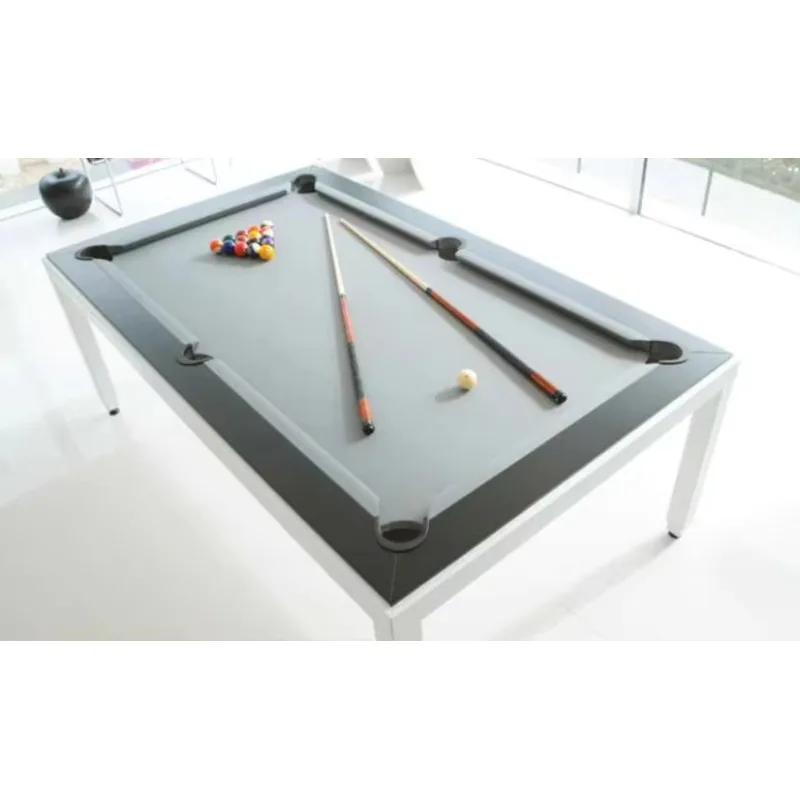 

3 in 1 modern design multi-function pool table with dining table and ping pong table