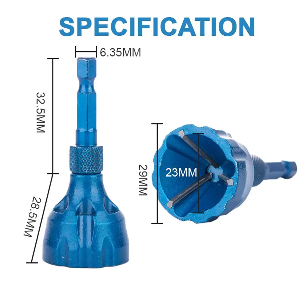 Punta da trapano sbavatura strumento di smusso esterno acciaio al tungsteno rimuovere la sbavatura per la riparazione strumenti di perforazione del