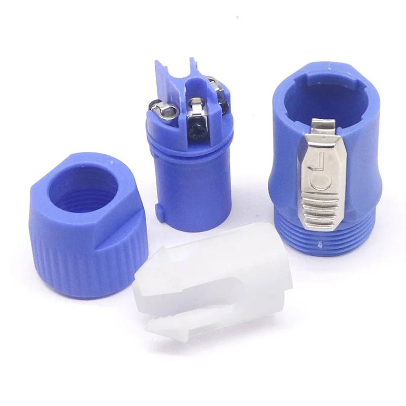 3Pin Industrial Plugs/Socket Male/Female PowerCon Stage Light Power Cable Chassis Panel Plug Audio Connector k