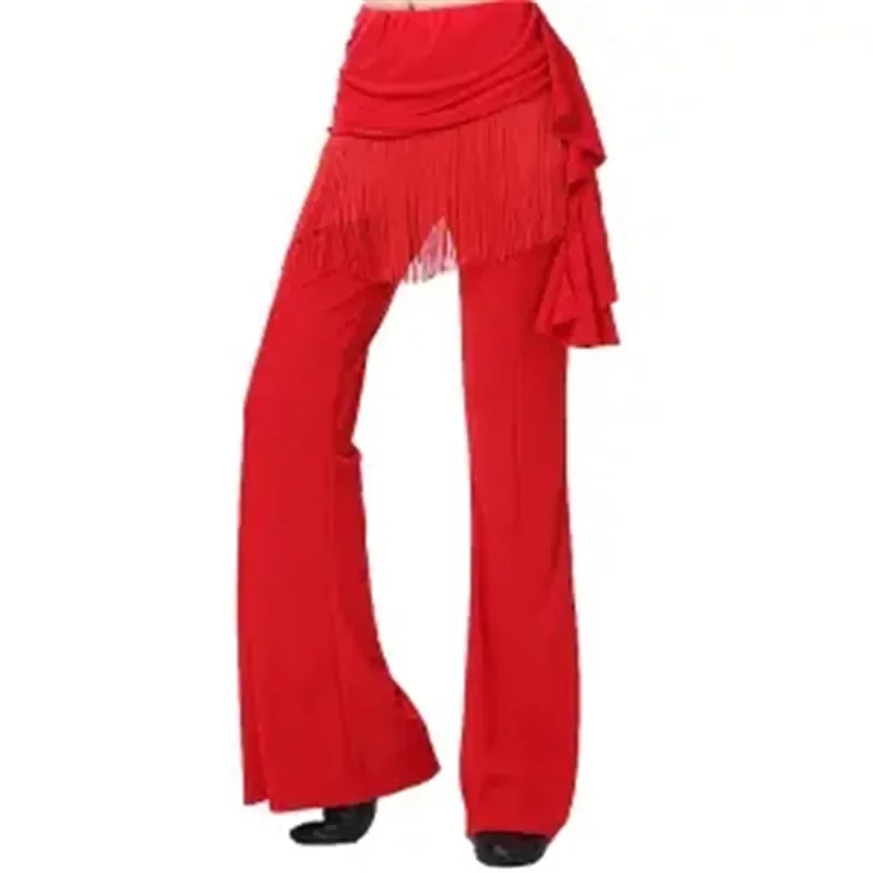 New High-Grade Sailor Skirt Pants Female Tassel Trumpet Skirt Pants Square Latin Dance Jitterbug Dance