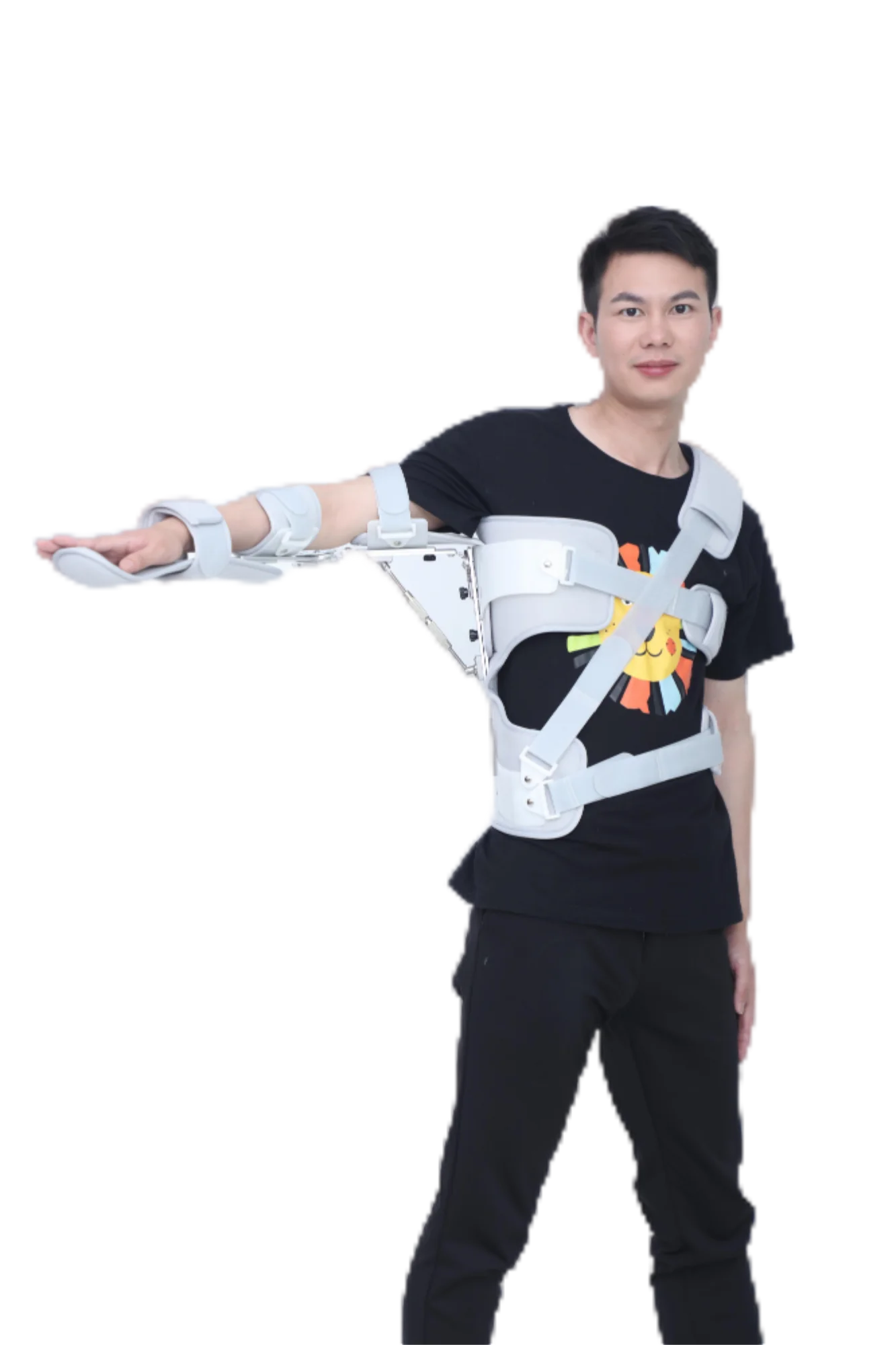 البلاستيك قابل للتعديل الجبيرة الطبية مرونة الخصر دعم دعامة أسفل الظهر #3