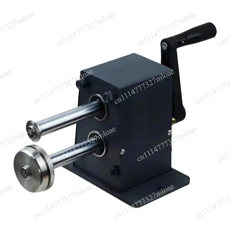 Can cut leather/rubber up to 8mm thick, heavy duty sole cutter for shoe making, 304 stainless steel hand crank tool,