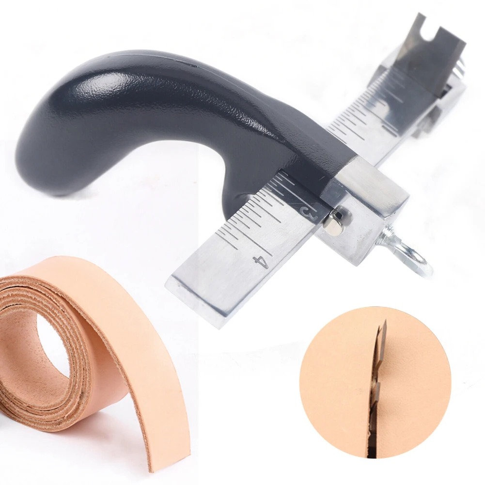 Leather Strip Cutting Tool Adjustable Strip And Strap Belt Cutter Hand DIY Craft Tools Cutter With 1 Blade Hand Made