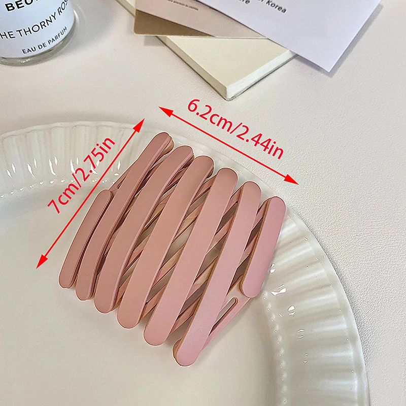 여성용 휴대용 접이식 헤어 밴드, 미끄럼 방지 머리띠, 얼굴 세척 헤어밴드, 소녀 헤어 액세서리, 개폐식 머리띠