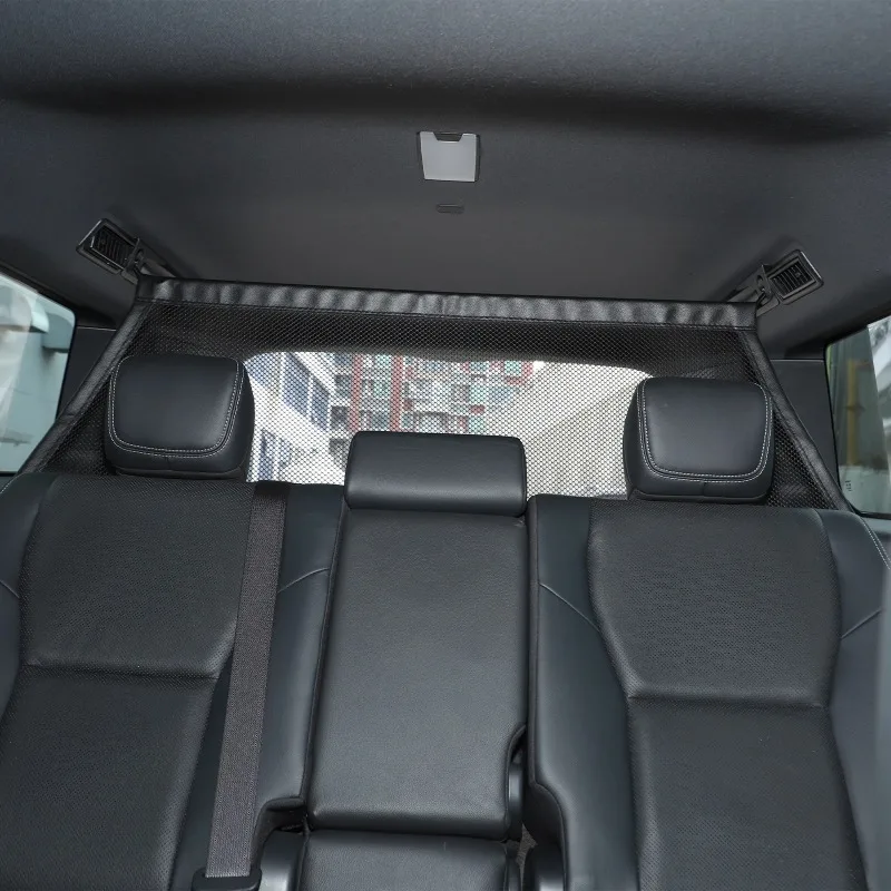 

Для Toyota Prado 250 LC250 24-26: Черная защитная сетка-разделитель для багажника автомобиля, сетка-ограждение для перевозки домашних животных, автомобильные аксессуары
