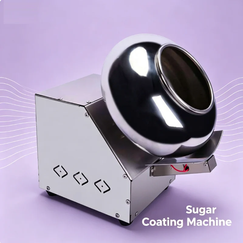 

Sugar Coating Machine Chocolate Pan Polishing Candy Snack Making For Nuts Peanuts