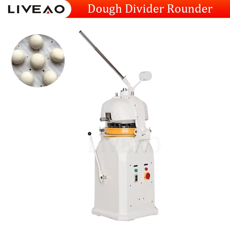 Adjustable Dough Divider Rounder Bakery Equipment 16 26 30 36 Pcs Hamburger Bread Round Dough Ball Making Machine