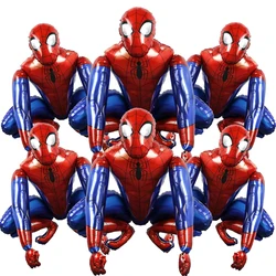 6Pcs Spider Man Foil Balloons Set Party Supplies Toys for Kids Baby Shower Superhero Boys Favors DIY Birthday Party Decorations