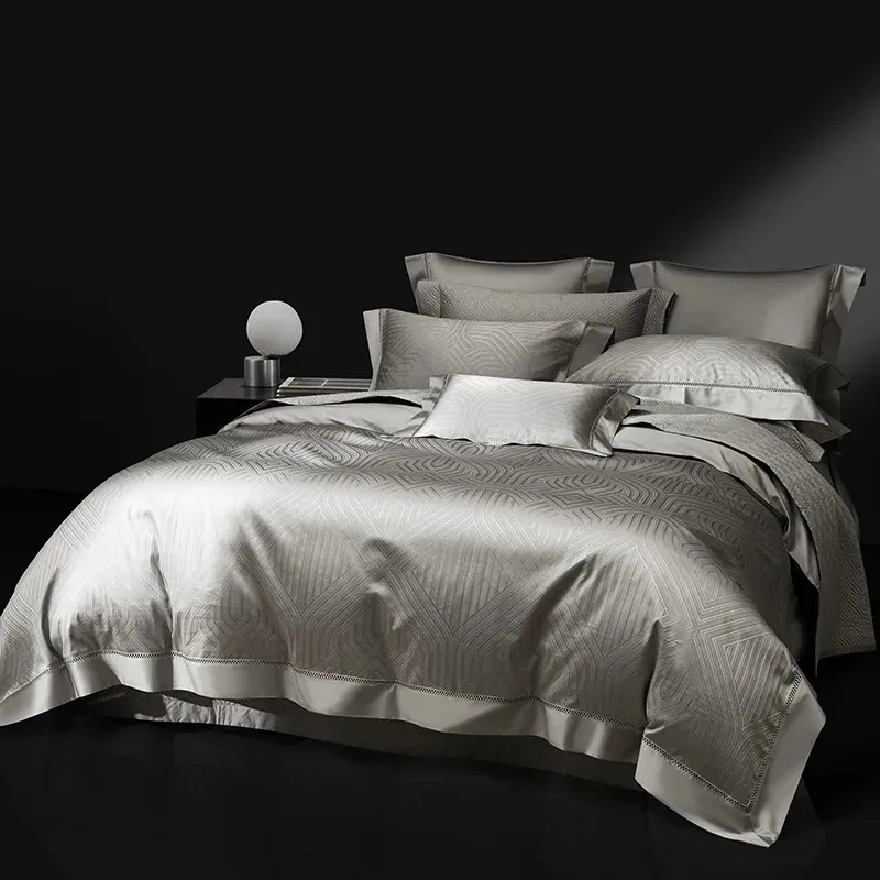

Luxury Premium 1500TC Long Staple Cotton Bedding Set Super King 4/7Pcs Sateen Weave Silky Soft Duvet cover Bedspread Pillowcases