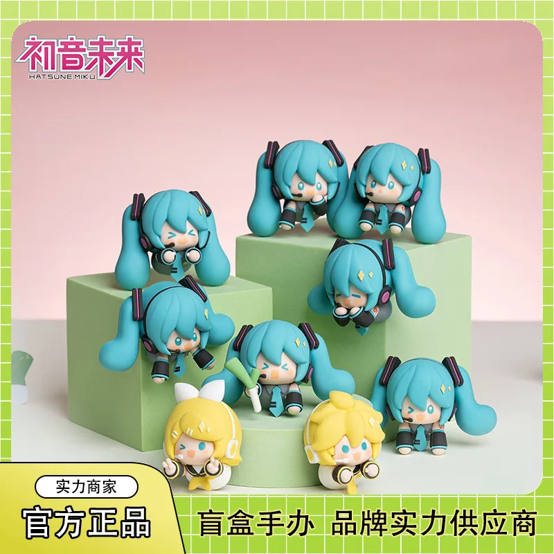 8-個新しい初音ミク磁気ステッカーシリーズ指先漫画アニメフィギュア冷蔵庫マグネット誕生日ギフト
